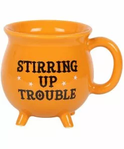 New In Succubus Stirring Up Trouble Cauldron Mug Orange