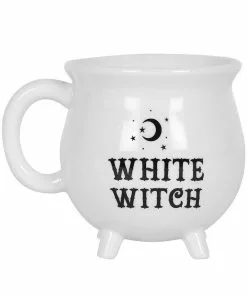 Succubus White Witch Cauldron Mug White