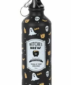 New In Succubus Halloween Witches Brew Metal Waterbottle Black