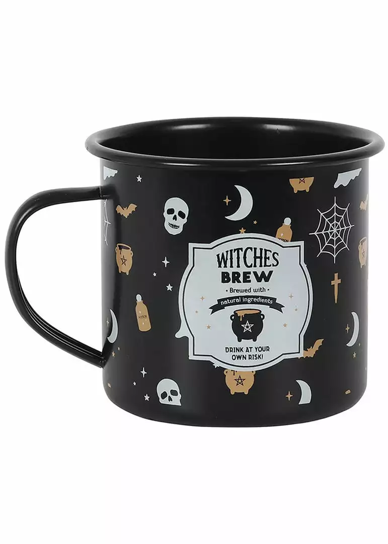 Succubus Witches Brew Enamel Mug Black New In 5 Succubus Witches Brew Enamel Mug Black New In