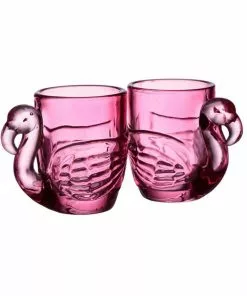 New In Succubus Gifts Flamingo Set Shotglasses Pink