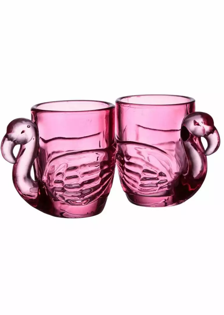 New In Succubus Gifts Flamingo Set Shotglasses Pink 3 New In Succubus Gifts Flamingo Set Shotglasses Pink