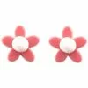 Succubus Jewels Groovy Flowers 60's Earrings Pink New In