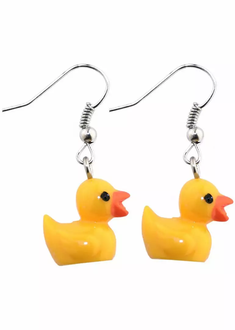 New In Succubus Jewellery Duck Drop Earrings Yellow 3 New In Succubus Jewellery Duck Drop Earrings Yellow