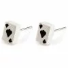New In Succubus Jewellery Cards Spades Stud Earrings Black 2 New In Succubus Jewellery Cards Spades Stud Earrings Black
