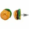 New In Succubus Jewels Fast Food Hamburger Stud Earrings 2 New In Succubus Jewels Fast Food Hamburger Stud Earrings