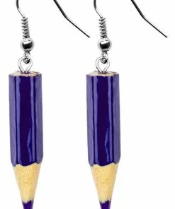 New In Succubus Jewels Pencils Earrings Purple