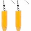 Succubus Jewels Pencils Earrings Yellow New In 1 Succubus Jewels Pencils Earrings Yellow New In