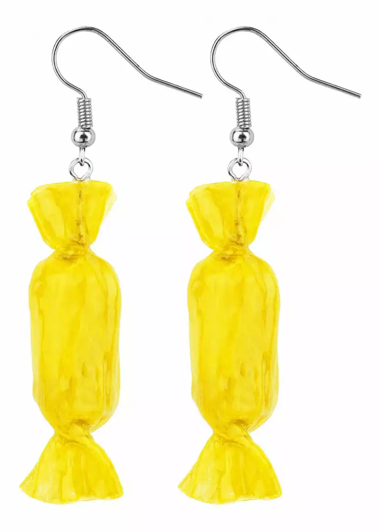 Succubus Jewellery Sweets Drop Earrings Yellow 3 Succubus Jewellery Sweets Drop Earrings Yellow