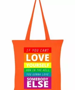Succubus Gifts If You Can't Love Yourself Totebag Orange New In