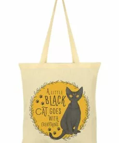 Succubus Gifts A Little Black Cat Totebag Cream