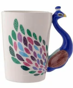 Succubus Gifts Peacock Mug Blue