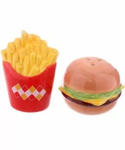 New In Succubus Gifts Burger Fries Pepper & Salt Shaker Multi