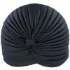 New In Succubus Headwear Satin 20's Turban Black 2 New In Succubus Headwear Satin 20's Turban Black