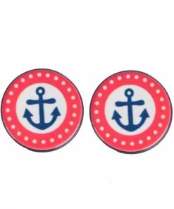 Succubus Anchor Cartoon Earrings New In