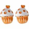 Succubus Cupcake Glossy Earrings Orange 2 Succubus Cupcake Glossy Earrings Orange