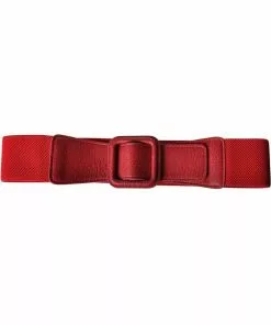 Succubus Fanny Buckle Elastic Belt Burgundy