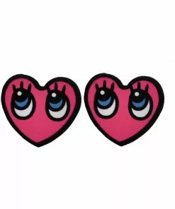 Succubus Love Eyes Cartoon Earrings