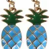 Succubus Pineapple Glossy Earrngs Light Blue 2 Succubus Pineapple Glossy Earrngs Light Blue
