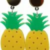 Succubus Pineapple 50's Pop Art Earrings New In