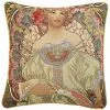 New In Tapestry Bags Alphonse Mucha Daydream Cushion Case