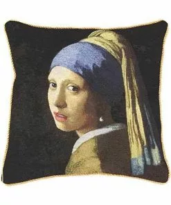 Tapestry Bags Vermeer Girl With The Pearl Earring Cushion Cover