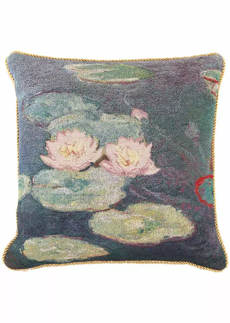New In Tapestry Bags Monet Water Lily Cushion Cover 3 New In Tapestry Bags Monet Water Lily Cushion Cover