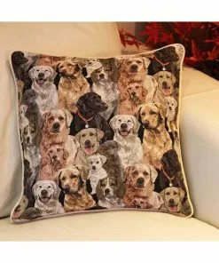 New In Tapestry Bags Labrador Cushion Cover