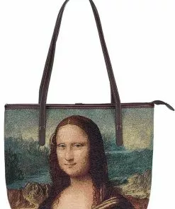 New In Tapestry Bags Da Vinci Mona Lisa Shoulderbag