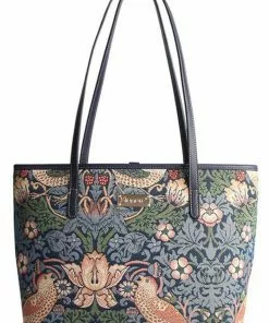 Tapestry Bags Morris Strawberry Thief Shoulderbag Blue New In
