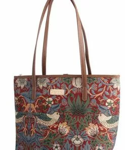 Tapestry Bags Morris Strawberry Thief Shoulderbag Red