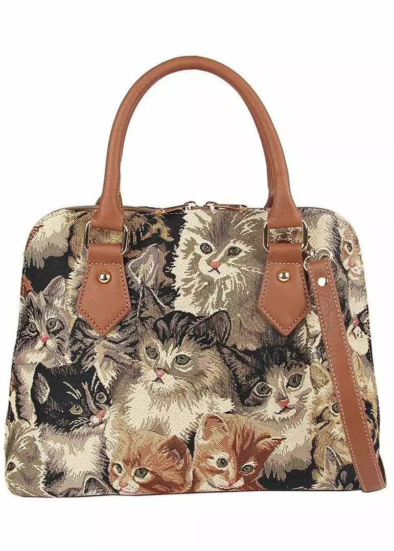 Tapestry Bags Cats Handbag 3 Tapestry Bags Cats Handbag