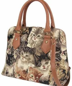 Tapestry Bags Cats Handbag