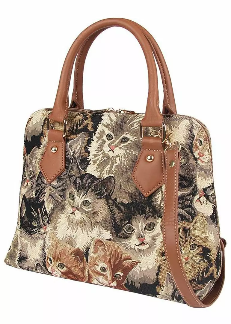 Tapestry Bags Cats Handbag 4 Tapestry Bags Cats Handbag