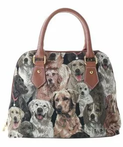 Tapestry Bags Labrador Dogs Handbag
