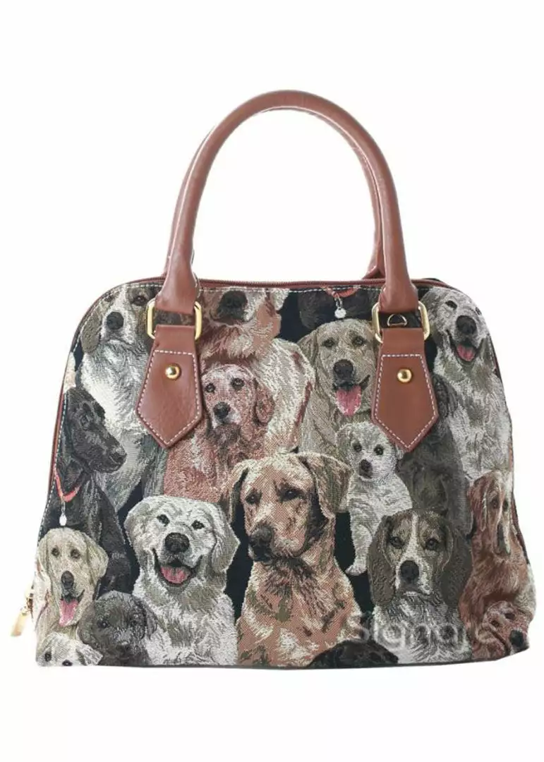 Tapestry Bags Labrador Dogs Handbag 3 Tapestry Bags Labrador Dogs Handbag