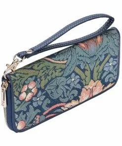 New In Tapestry Bags Morris Strawberry Thief Wallet Blue 10 New In Tapestry Bags Morris Strawberry Thief Wallet Blue