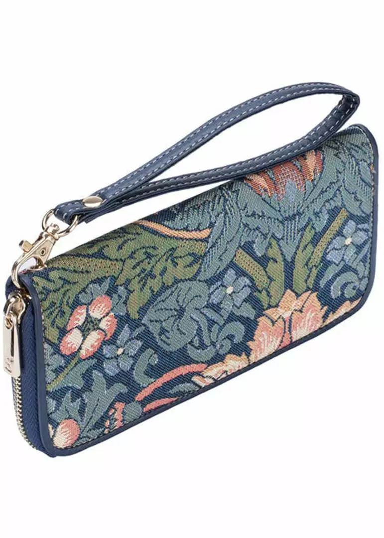 New In Tapestry Bags Morris Strawberry Thief Wallet Blue 5 New In Tapestry Bags Morris Strawberry Thief Wallet Blue