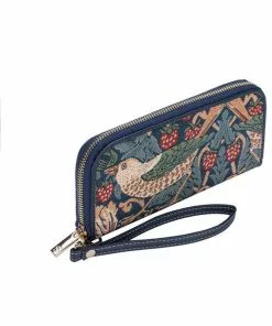 New In Tapestry Bags Morris Strawberry Thief Wallet Blue 11 New In Tapestry Bags Morris Strawberry Thief Wallet Blue