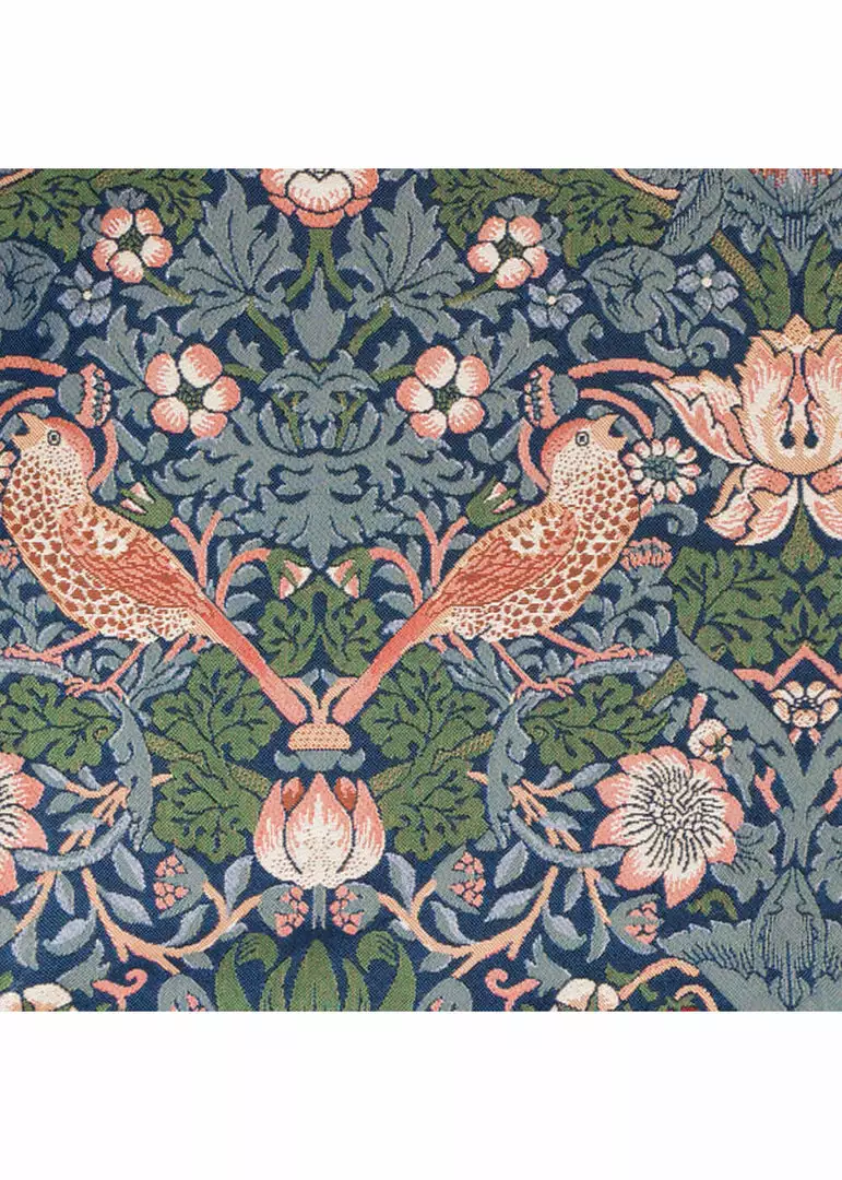 New In Tapestry Bags Morris Strawberry Thief Wallet Blue 8 New In Tapestry Bags Morris Strawberry Thief Wallet Blue