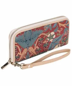 Tapestry Bags Morris Strawberry Thief Wallet Red New In 12 Tapestry Bags Morris Strawberry Thief Wallet Red New In