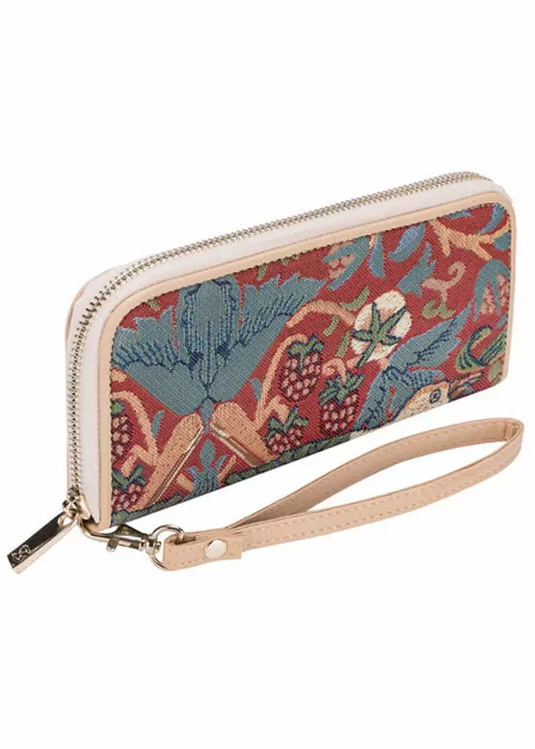 Tapestry Bags Morris Strawberry Thief Wallet Red New In 6 Tapestry Bags Morris Strawberry Thief Wallet Red New In