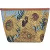 Tapestry Bags Van Gogh Sunflower Make Up Bag