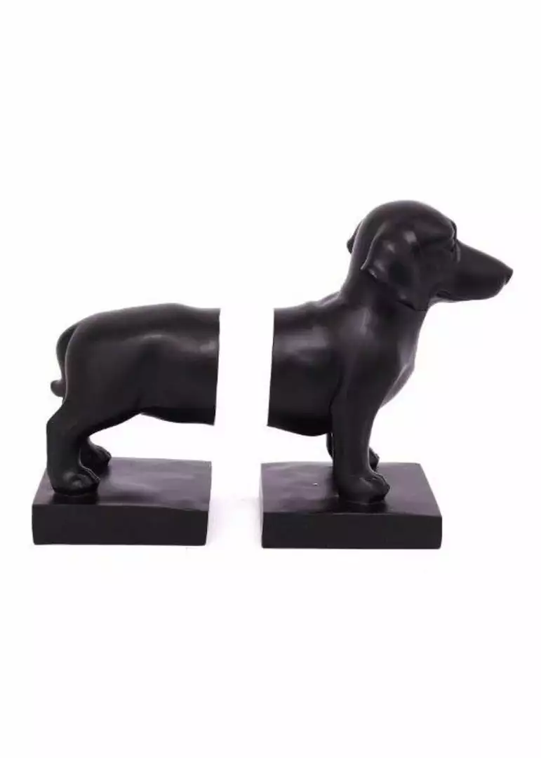 Temerity Jones Sausage Dog Set Bookends Black New In 3 Temerity Jones Sausage Dog Set Bookends Black New In