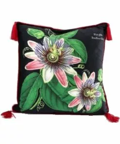 Temerity Jones Botanical Garden Cushion Black Green