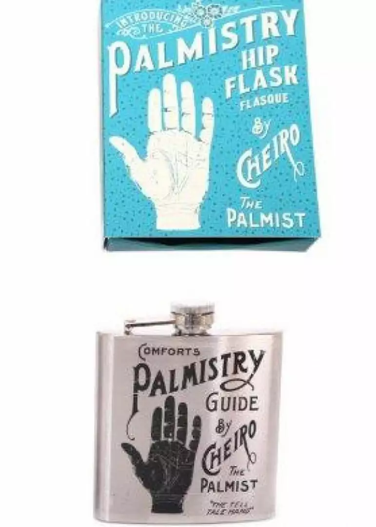 Temerity Jones Palmistry Flask Silver New In 3 Temerity Jones Palmistry Flask Silver New In