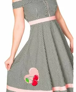 Sheen New In Timeless Heartbreaker 50's Swing Dress Black White 7 Sheen New In Timeless Heartbreaker 50's Swing Dress Black White