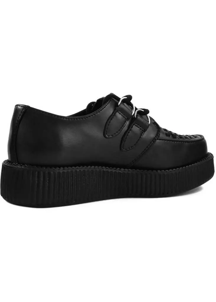 New In T.U.K Unisex Viva Mondo Creeper Leather Black 6 New In T.U.K Unisex Viva Mondo Creeper Leather Black