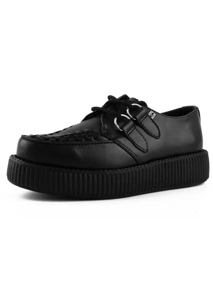 New In T.U.K Unisex Viva Mondo Creeper Leather Black 3 New In T.U.K Unisex Viva Mondo Creeper Leather Black