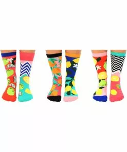 United Odd Socks 6 Ladies Socks Freshly Squeezed New In
